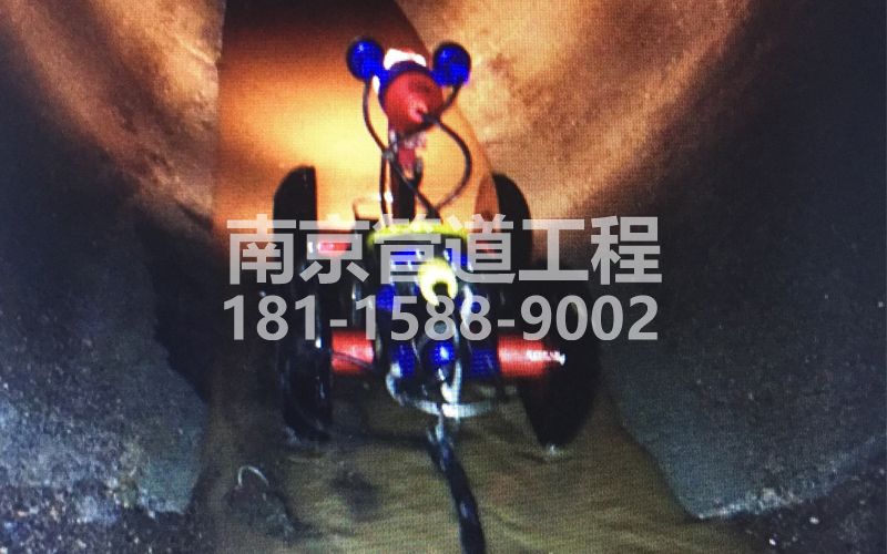 上首村管道机器人检测